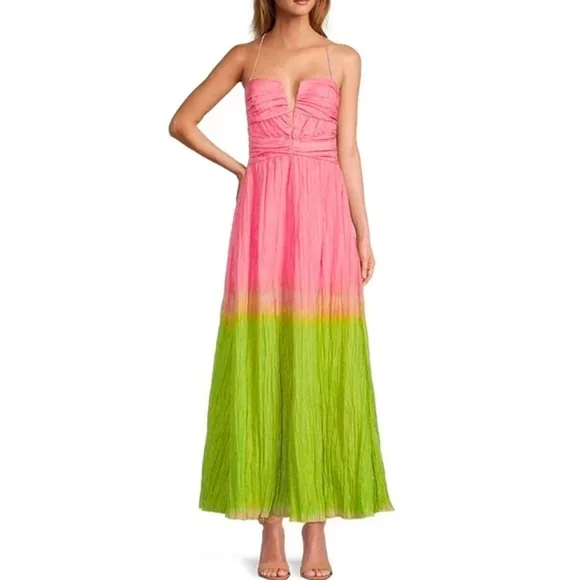 NWT ANTONIO MELANI Seraphina Ombre
Sweetheart Neck A-Line Maxi Dress Size 10, 8 - Picture 2 of 16